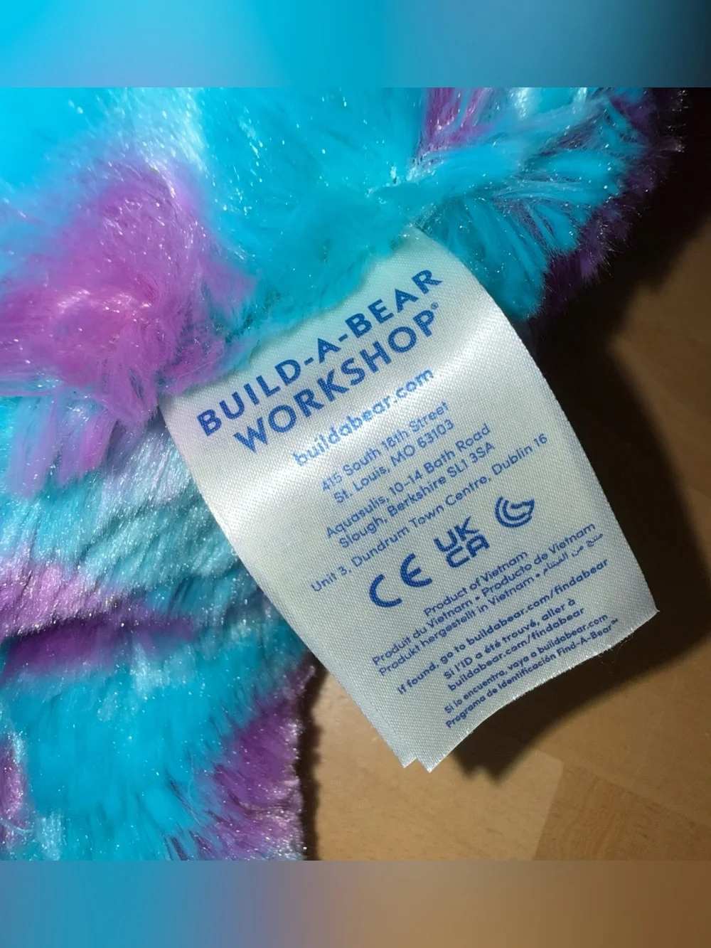 Disney & Pixar Monsters, Inc. Sulley Plush from Build-A-Bear Workshop, 18”, EUC